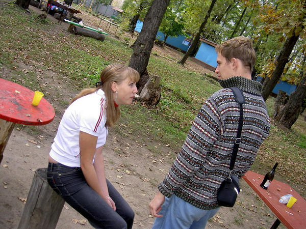 - Как ваш имя, прстите?...
- Марфа Васильна я
- Эх, Марфуша... нам ли быть в печали? )))