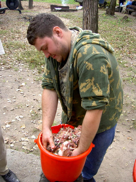 А теперь перемешиваем.
Сверху вниииииииз....
Сверху внииииз....