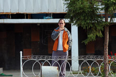 Фотограф у себя в кадре.