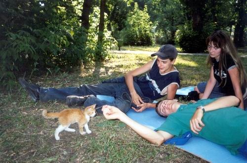 Отдыхаем и расслабляемся перед поездом.