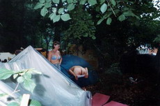 На Грушинском мы встретили много интересных людей. Среди них чета Барабановых...